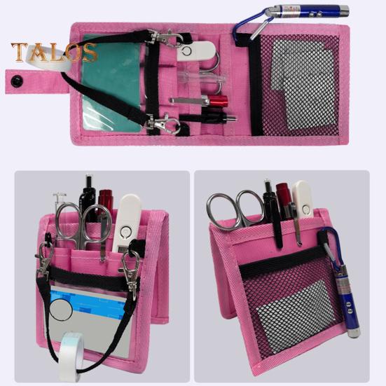 Protector de buzunare pentru asistentă Geanta pentru piept pentru asistentă Geanta pentru instrumente de frizer Cu buzunare multiple Kit organizator pentru buzunare pentru doctori Asistente și studenți