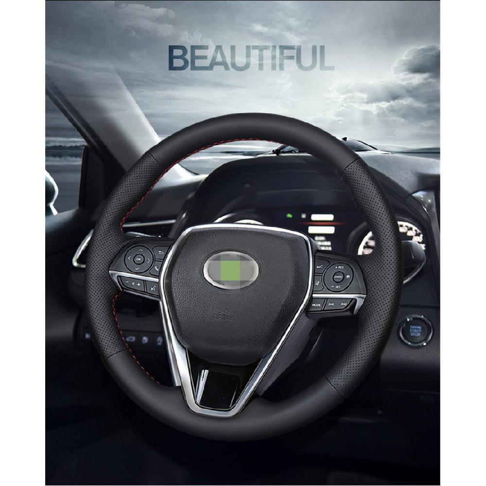 Hand Sewing Steering Wheel Cover For Toyota Camry 18-19 Avalon 18-2020 RAV4 2019