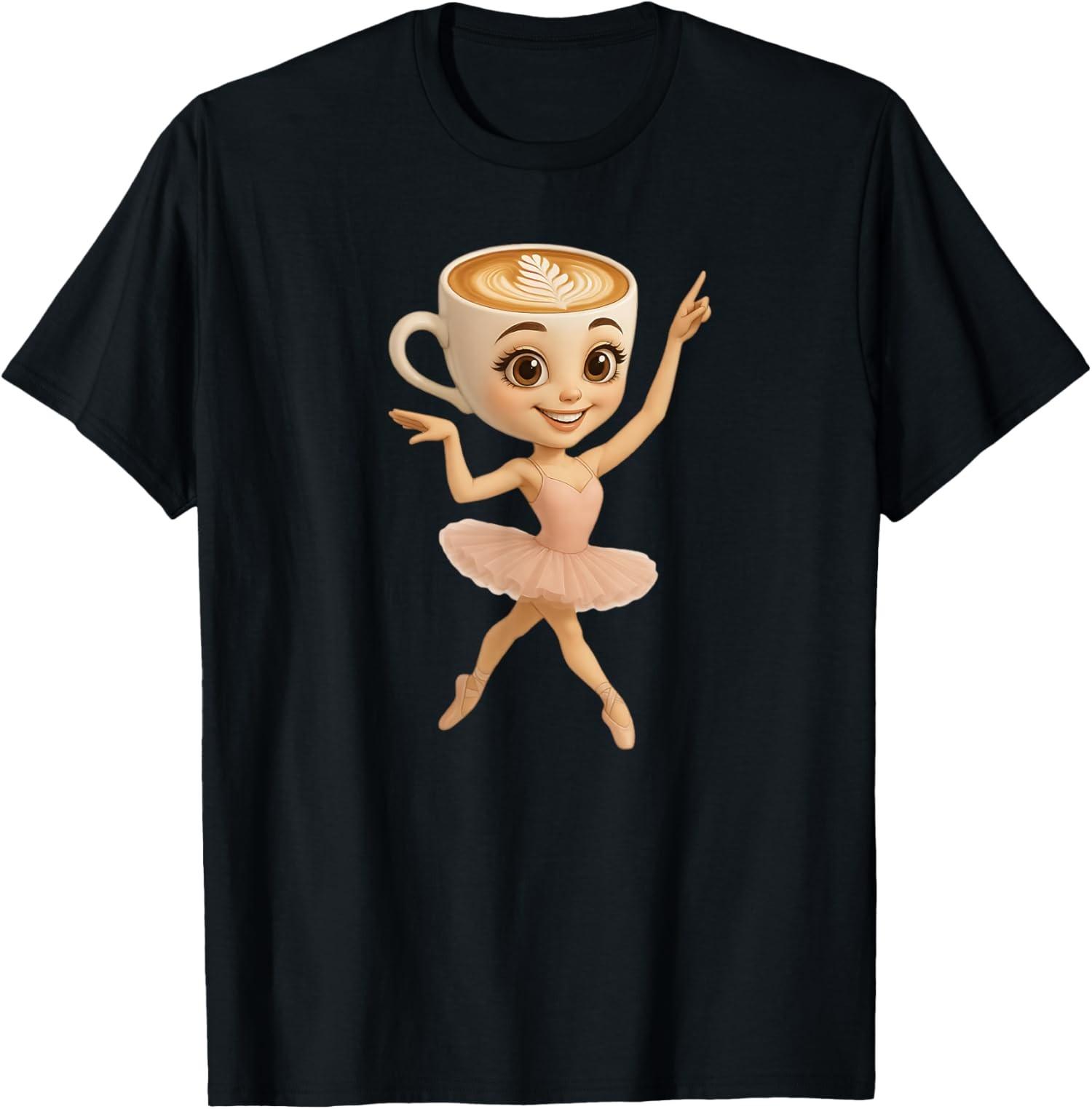 T-shirt unisexe Italian Brainrot AI-Generated Ballerina Cappuccina S