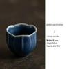 Ceramic Retro Master Cup: Personal Tea Brewing and Tasting Cup, Festive Wedding Red Design