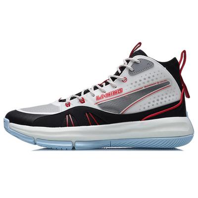 Li Ning 937 Cushioning Abrasion Resistant Coverage Support Impact Resistant High Top Basketball Shoes Men's ABPR011-1