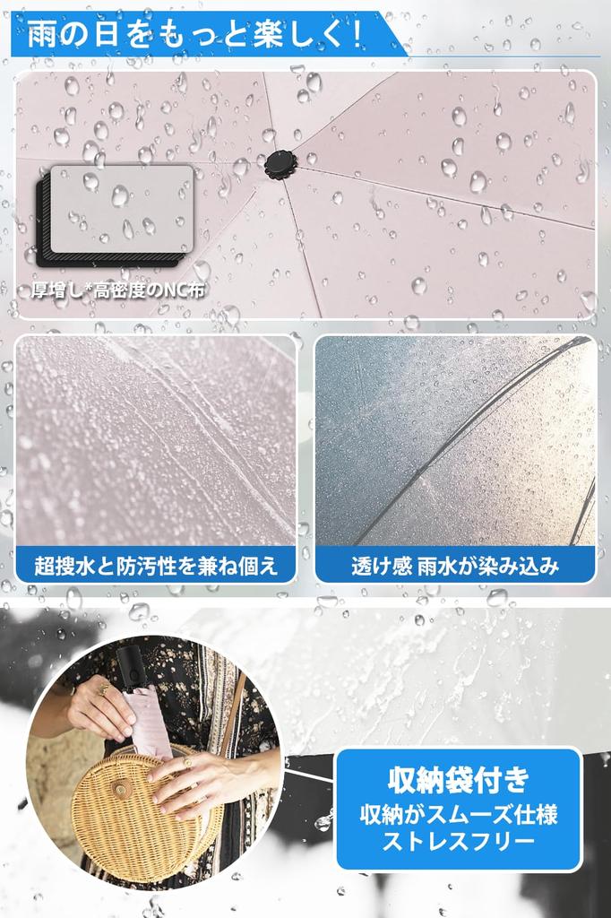 Standard Lightest Carbon Fiber Umbrella Automatic Opening and Sun UV and Suitable for Sunny and Rainy 6 Super Absorbent Umbrella Cover Super Water UV