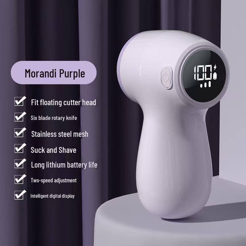 Rechargeable Digital Fabric Shaver with Display