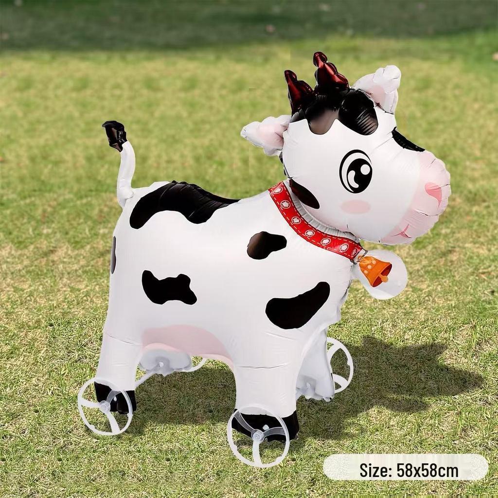 Kids' Leash with Wheeled Walking Animal Balloons - Outdoor Play Photo Props