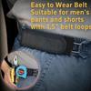2x Tactical Metal Hook Elastic Belt Buckle-Less Invisible Waist Belt Closure