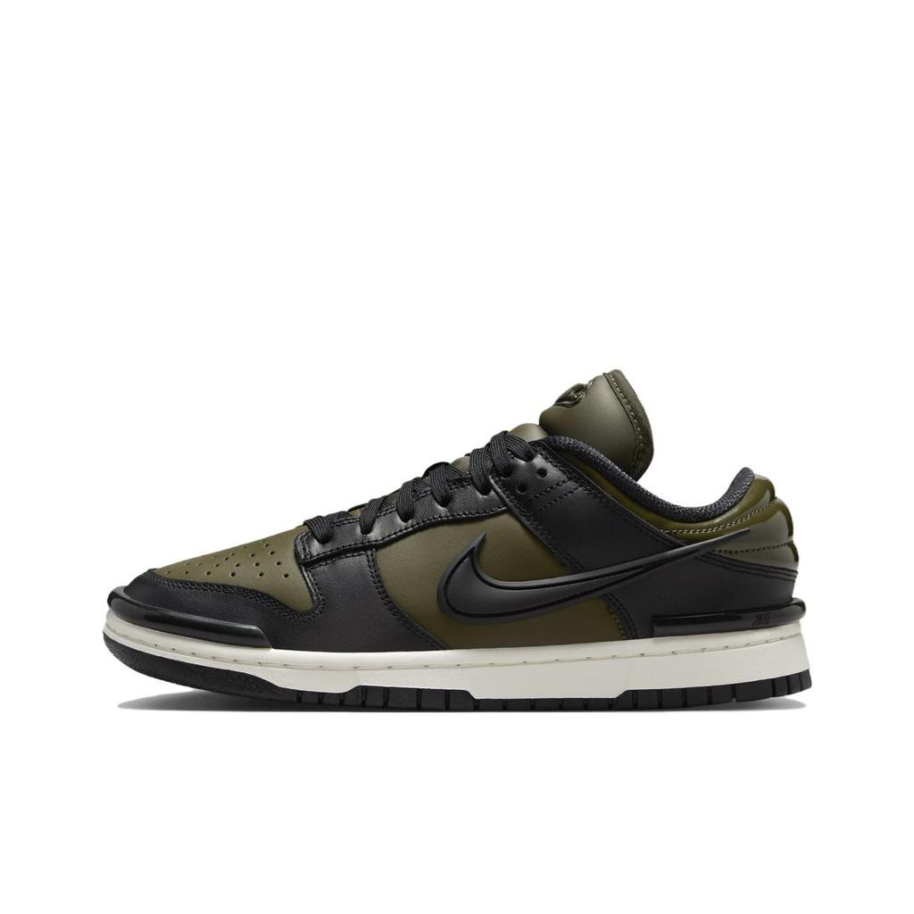 Nike Dunk Low Twist Army Khaki Black Women Sneakers Green Sail DZ2794-300
