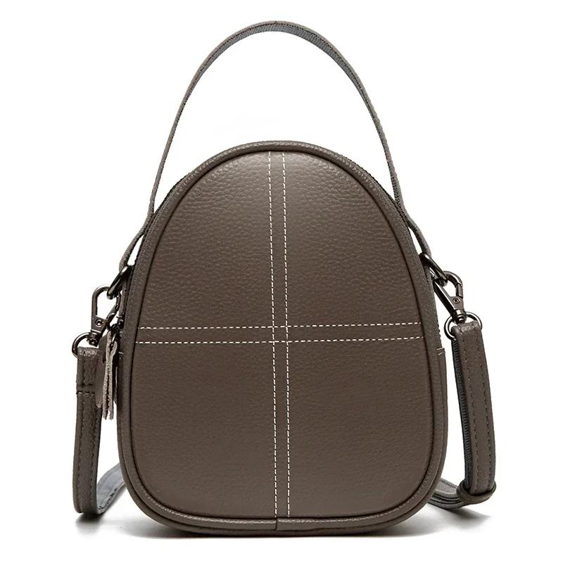 Fashionable High-end Texture Crossbody Bag Hot Sale Genuine Leather Women's Shoulder Bag Mini Mobile Phone Coin Purse Handbag
