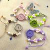 Fashion Dopamine Bracelet Watch Beaded Adjustable Star Heart Chain Watch Pendant Quartz Watches Women Girls Gifts Reloj Mujer