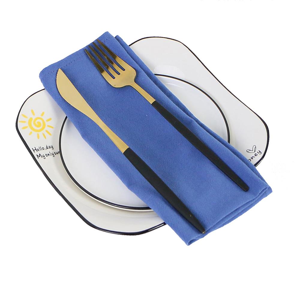 6 Pcs Serving Cloth Napkins 30x45cm Natural Cotton Fabric Serviette Kitchen Tea Table Towels for Wedding Decoration Baby Shower