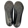 Used 186005 As-is Item Tory Burch Pumps 24cm Black Double T Logo Leather Equivalent To 24.0cm for Women