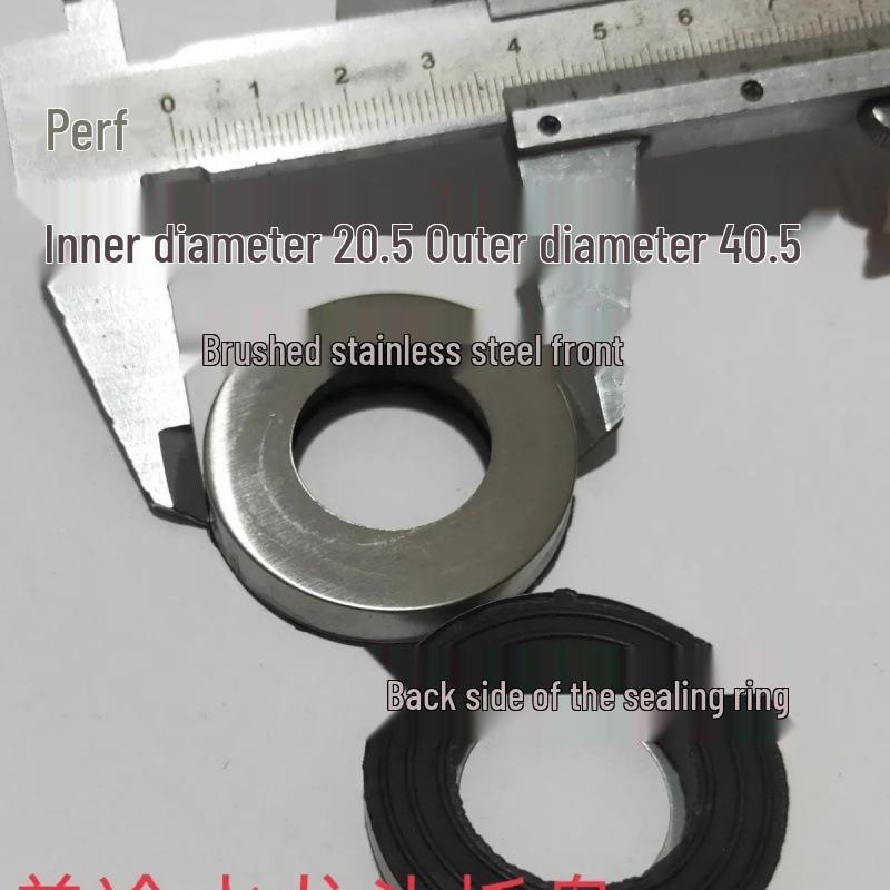 304 Stainless Steel Faucet Base Cover - Brushed, Electroplated Decorative Hot/Cold Gasket Accessory