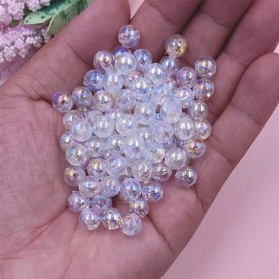 Κολιέ με Χρώμα AB Κατασκευή Κοσμημάτων DIY Χειροποίητα Υλικά Στρογγυλά 20/50 τεμ Ακρυλικά για Σκουλαρίκια 6-10 χιλιοστά Χάντρες Καρδιά Αστέρι