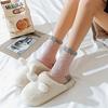 5 Pairs Thick Coral Fleece Socks Warm And Soft Mid Length Socks Suitable For Autumn And Winter Women S Long Socks And Pantyhose