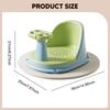 Baby Bath Seat Support Chair Stability with Suction Cups Sit up Bathing khaki