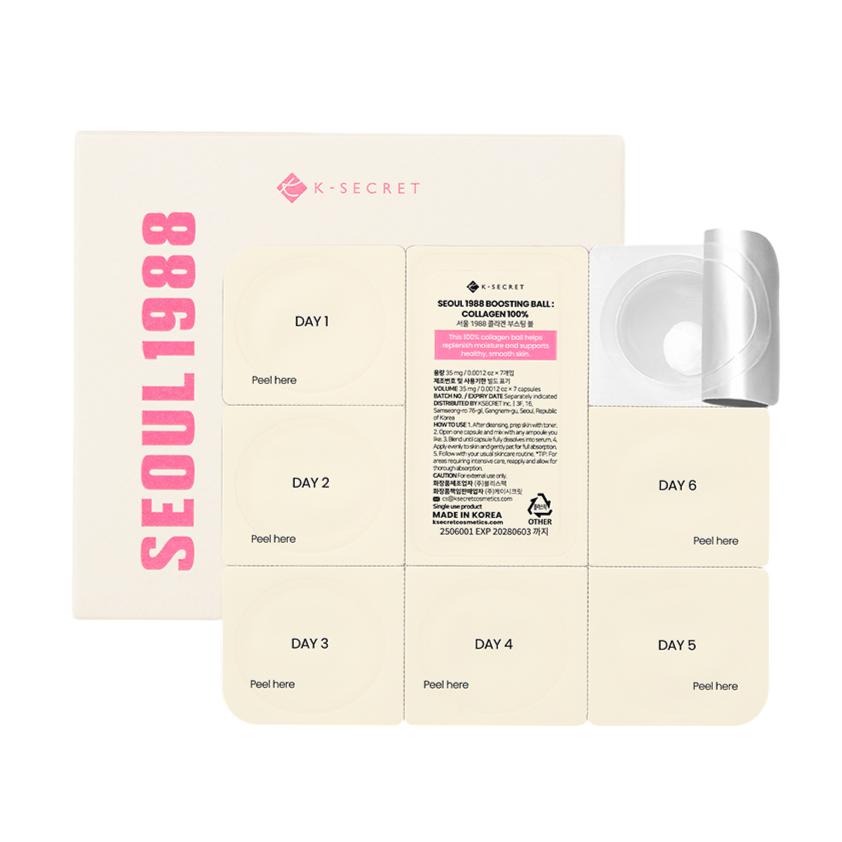 [K-SECRET] Seoul 1988 Boosting Ball: Collagen 100% 35mg