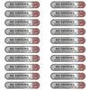 20Pcs Clear No Smokings Decals With Adhesive Ideal For Car Exteriors Public Areas PVC Warning Signs