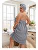 Plus Size Quick-Dry Absorbent Bath Skirt Robe