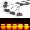 18LED Front Grille Light FOR FOTON TUNLAND V9 Car Daytime Running Light Wheel Eyebrow Lamp For Pickup Offroad 12V Led Light