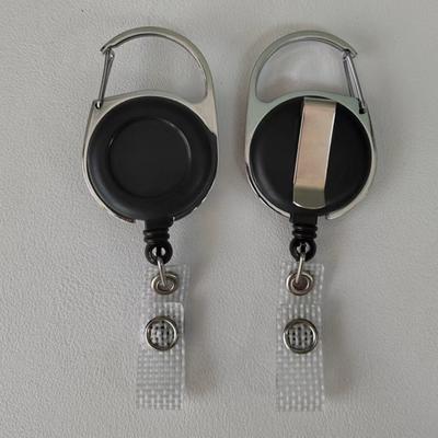 Badge Reel Clip Extendable Fixing Portable Convenient Pull Keyring Retracting ID Card Holder School Supplies