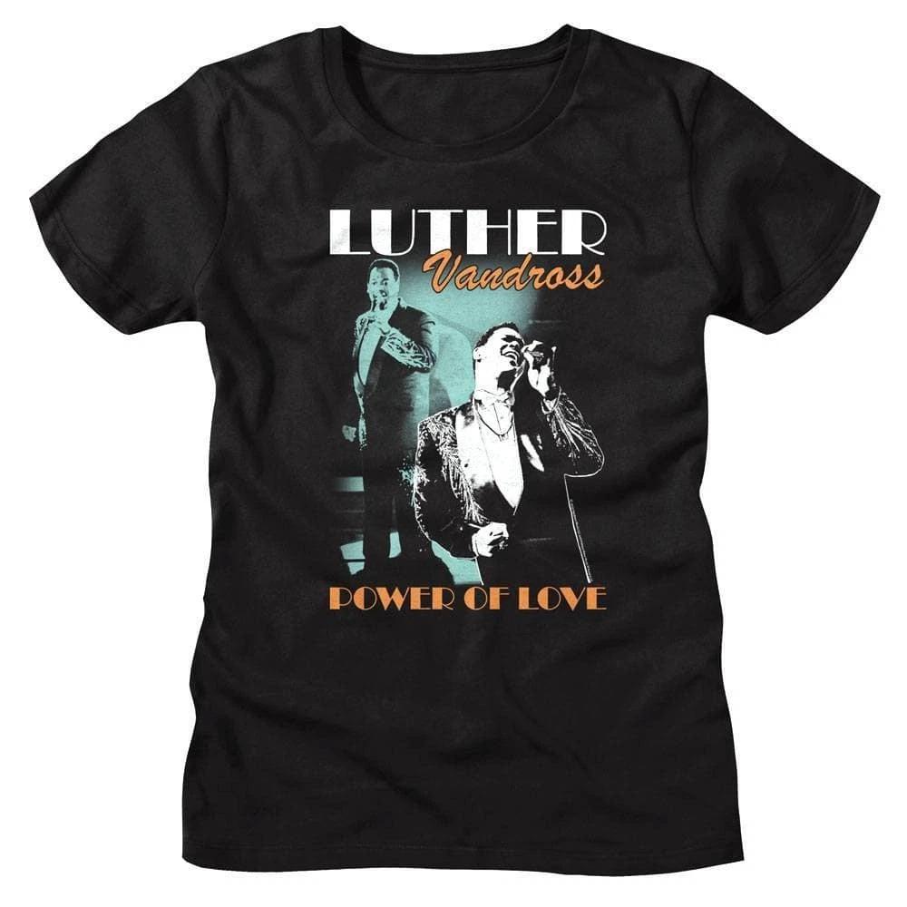 Luther Vandross Power of Live Women s T Shirt M