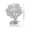 Fustelle Metalliche Etichetta Fiore Stencil per Goffratura Scrapbooking per Biglietti Fai da Te
