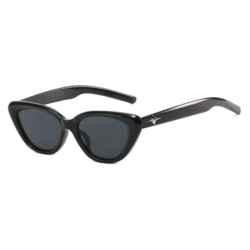 Triangular Star Cat Eye Sunglasses 2024 New GM Retro Glasses Men's And Women's Fashion Trend Concave Shape Shading Sunglass