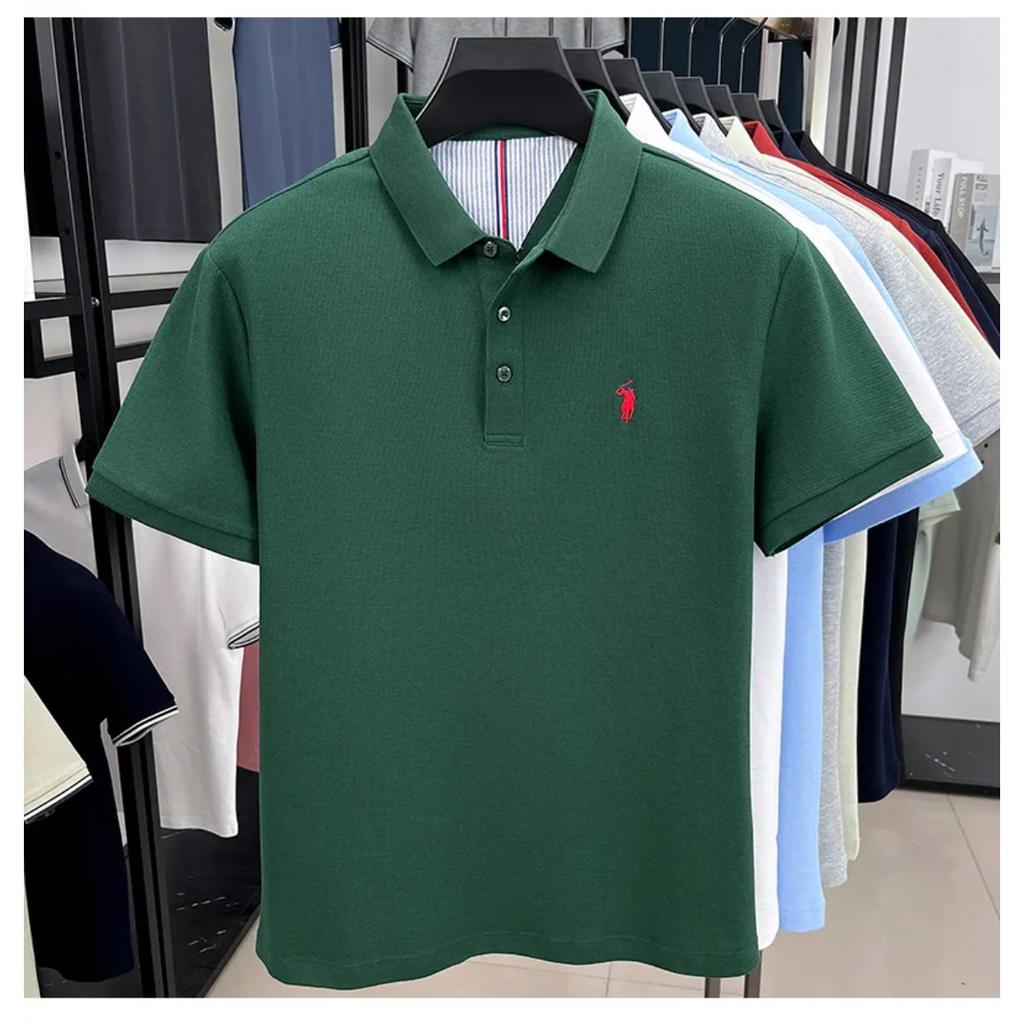 STORN High End Brand 100% Cotton Short Sleeve Polo Shirt Men Luxur Pony Embroidery Comfort Breathable Fashion T-shirt Summer New Top