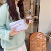 Fresh Stripe Lipstick Cushion Storage: Compact Coin & Makeup Portable Sundries Bag