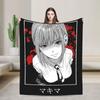 Aki Hayakawa Chainsaw Man Blanket Fleece Winter Multifunction Lightweight Thin Throw Blankets for Bed Travel Quilt