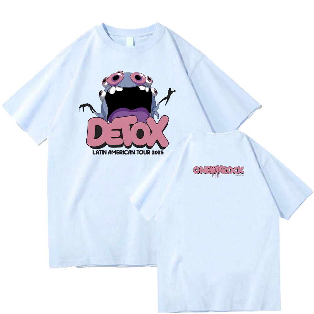 

ONE OK ROCK Monster Tee Japanese Rock Band Graphic T Shirts Fashion Hipster Streetwear Women Men Clothing Cotton Top Y2K T-shirt S синій
