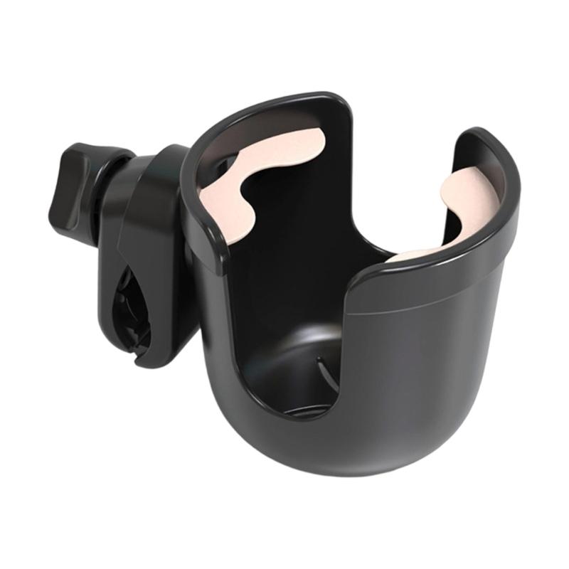 ABS Strollers Cup Holder Storage Organiser Nonslip Rubber Grip Flexible Silicone Insert for Secure