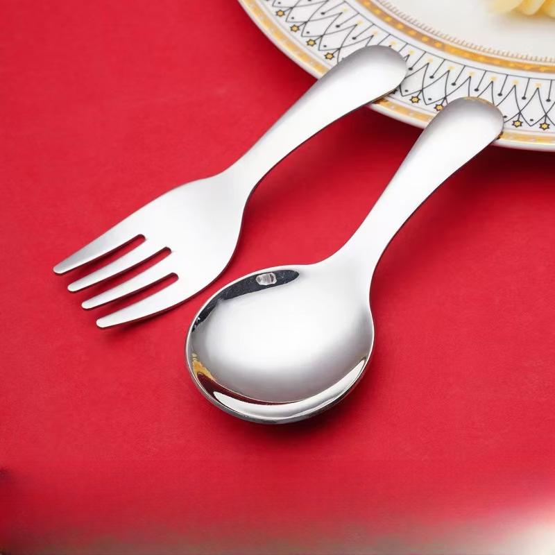 Ru Han 201 Stainless Steel Short Handle Spoons, 20-Pack