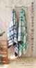 Kosugizen Large Bath Towel Urban Check 2 Colors 1 Piece Each 70 x 140 cm Slightly Large Bath Towels Great Value Set of 2 SV-924-2