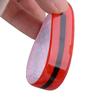 4Pcs Red Universal 3D Anti Scratch Strips Car Door Handle Protective Film Reflective Sticker