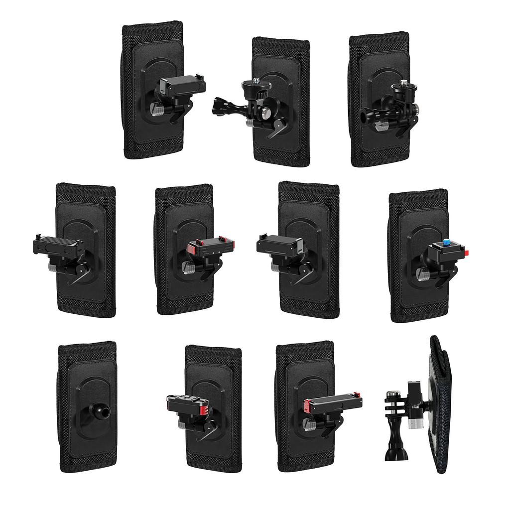 Quick Release Adapter Chest Mount Base Backpack Belt Clip Holder Mounting for Sports Photography Accessory