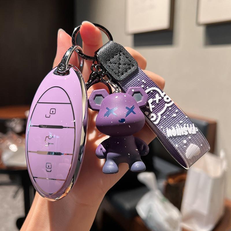 Compatible with Bestune 2023 T77/T99 Models: Luxury/Premium Men's and Women's Key Fob Cover Case