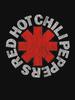 Red Hot Chili Peppers zwart rood heet Essentieel Klassiek T-shirt