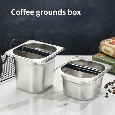 Kaffeemühle Abklopfbehälter Espresso-Bodenbehälter Anti-Rutsch-Kaffeemühle-Abwurfbehälter Café-Zubehör Haushaltskaffee-Werkzeuge