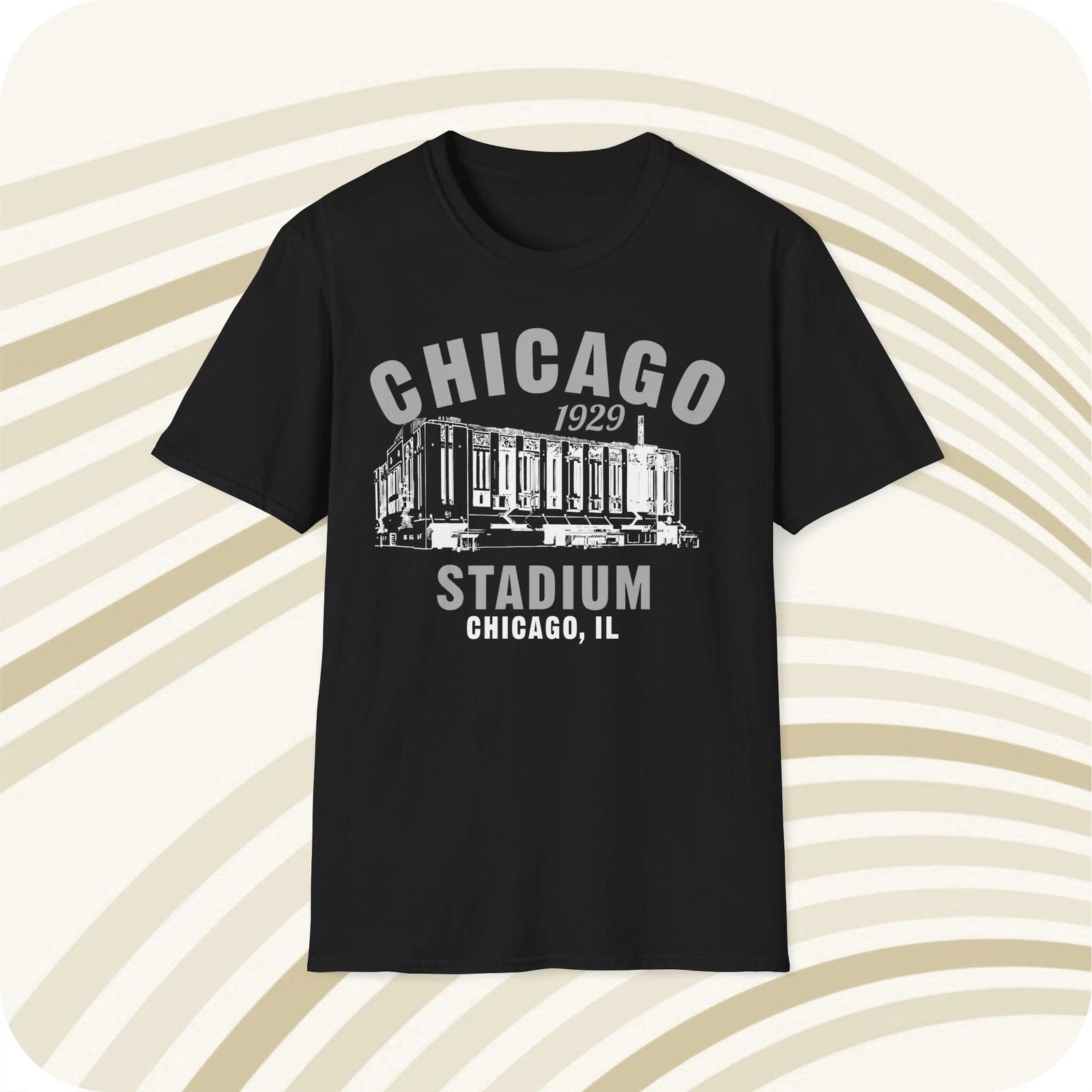 Men s and Women s T-shirts Chicago Stadium 1929 Classic Cut Hockey T-Shirt - Chicago Blackhawks M