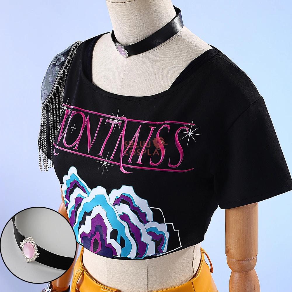Cosplay Mira Cosplay Kostüm R Qualität Mira Cosplay Perücke Kostüm für Mädchen Halloween Bühne 3D-Druckmuster Rollenspiel Kleidung