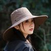 Summer Quick Dry Wide Brim Fisherman Hat With Sun Protection For Outdoor Hiking Camping