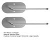 2 Pcs Tumbler Lid Organizer Horizontal with Sticky Tape Anti-drop Design Under-Cabinet Mount Clutter-Free Kitchen Cabinets And Countertops