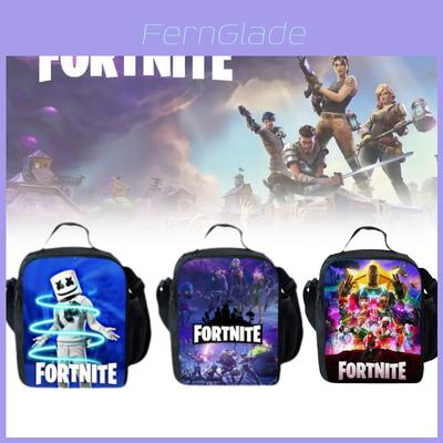 Fortnite Stylish 3d Digital Printed Lunch Bag For Men Ideal For Casual Travel