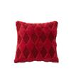 New Thai Rabbit Velvet Same Style Solid Color Plush Pillow Cover Square Cushion Leather
