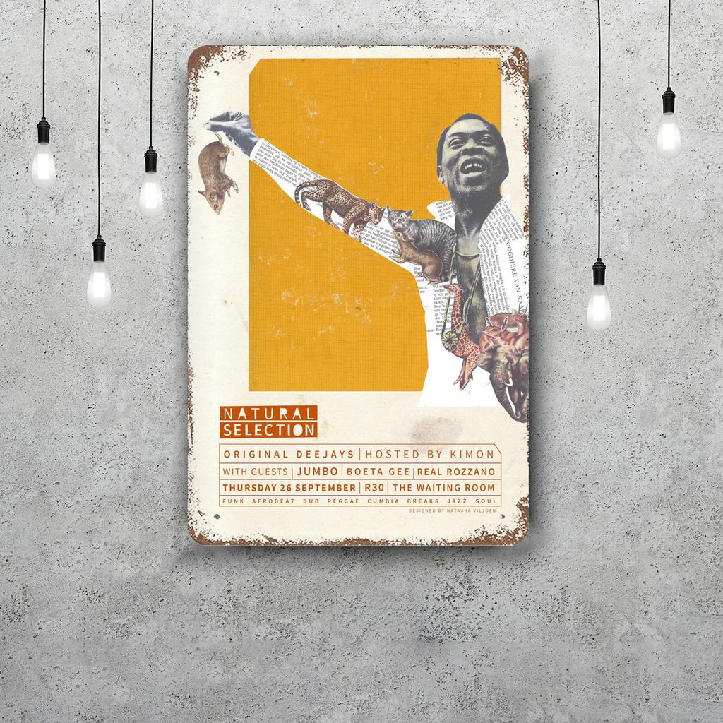 Fela Kuti Metal Signs wall decor Vintage Tin Signs Captain Metal Poster Decor for Bar Pub Club Wall Decoration