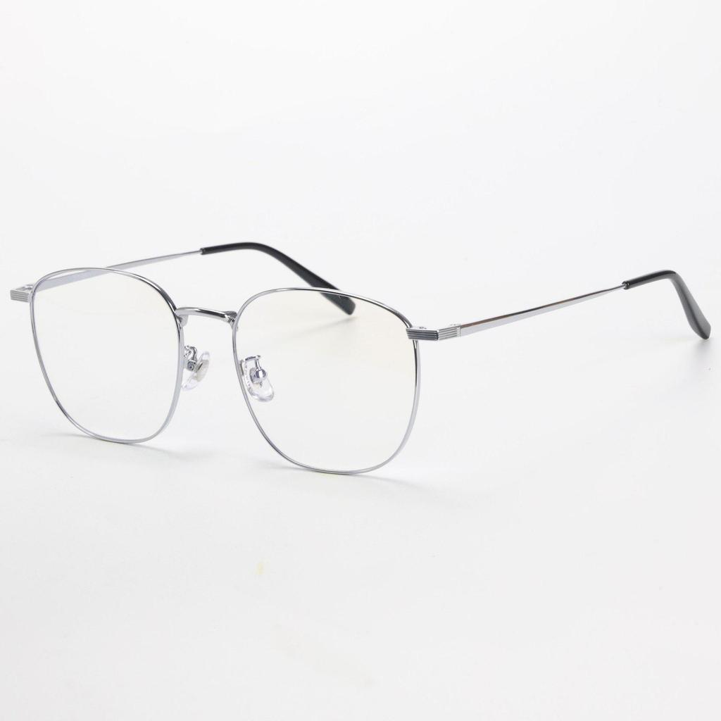 Unisex 162MM Large Full Frame Eyeglasses: Titanium & Acetate Frame, Prescription-Ready for Myopia