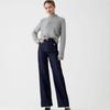 High-Waist Schlagjeans im europäischen und amerikanischen Stil