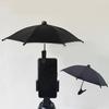 Mobile Phone Holder Sun Umbrella Clip Umbrella Outdoor Mobile Phone Fixed Umbrella Rainproof Parasol Mobile Phone Anti-reflective Small Umbrella