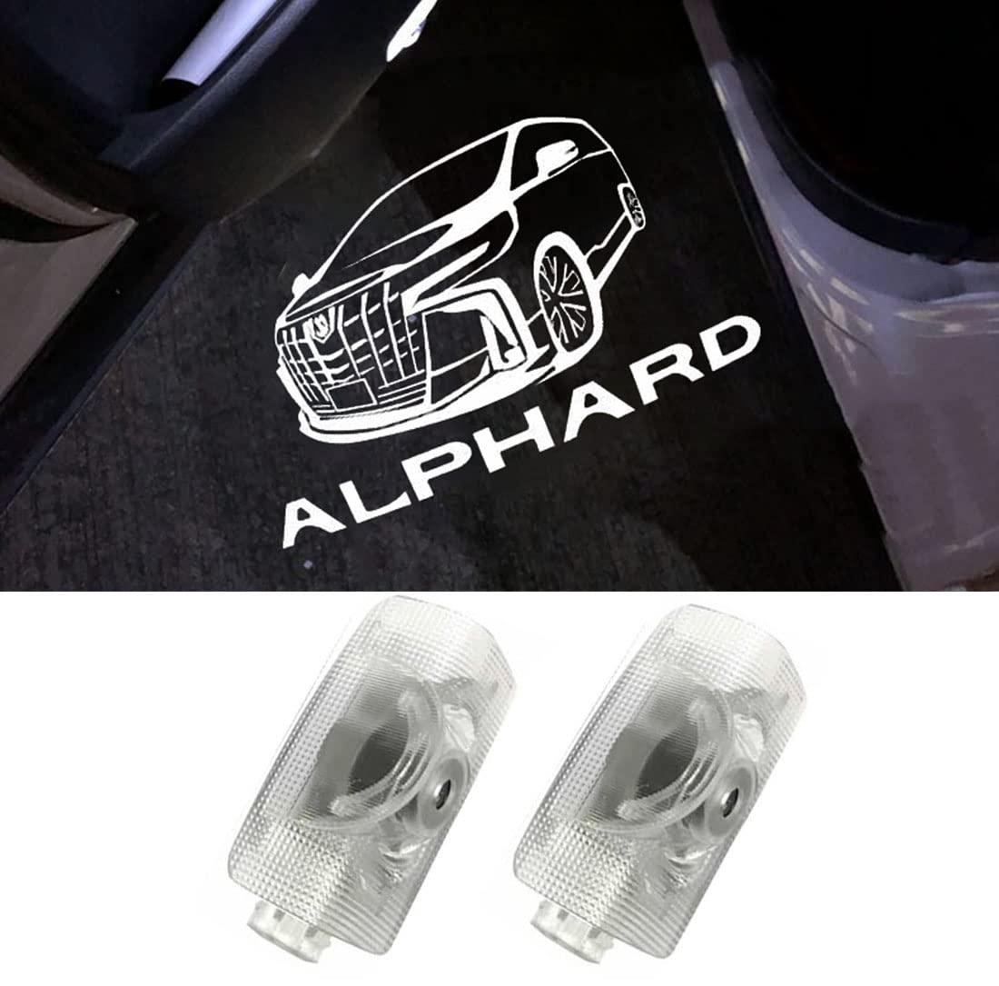 

Alphard03 Courtesy Lamp, LED Logo, Door Light, LED Chip, High Brightness, Set of 2