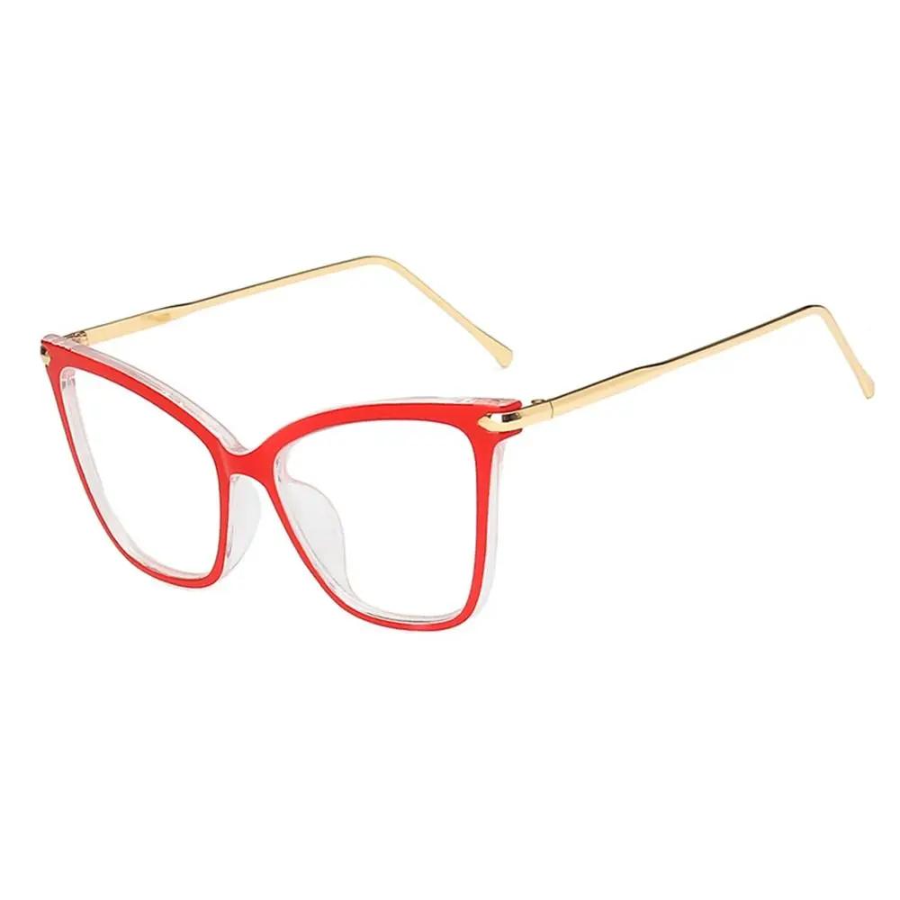 Anti-Blue Light Glasses Women Men Oversized Optical Frame Eye Protection Ultra Light Eyeglasses Office Computer Goggles